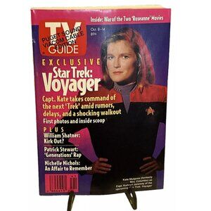 TV Guide Exclusive Star Trek Voyager October 8-14 1994 Puget Sound Viacom Cable